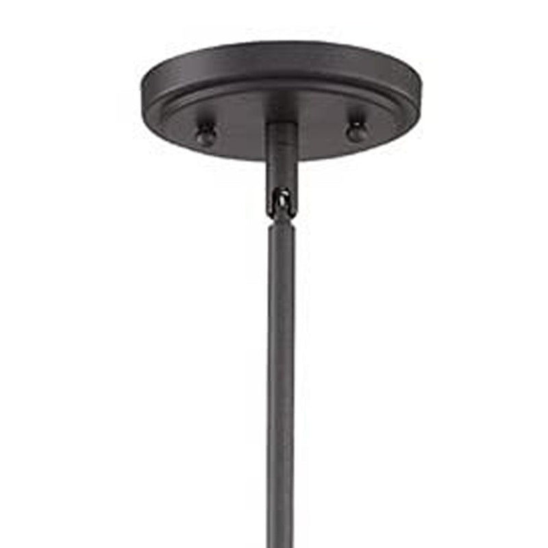 Kitchen Island Metal Dimmable Chandelier With Shades - Gray