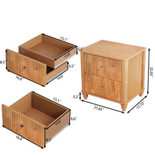 Load image into Gallery viewer, 3 Piece Bedroom Set &amp; Bed And 2 Nightstands
