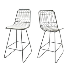 Load image into Gallery viewer, Yearning - Iron Counter Stool With Water Resistant Cushion
