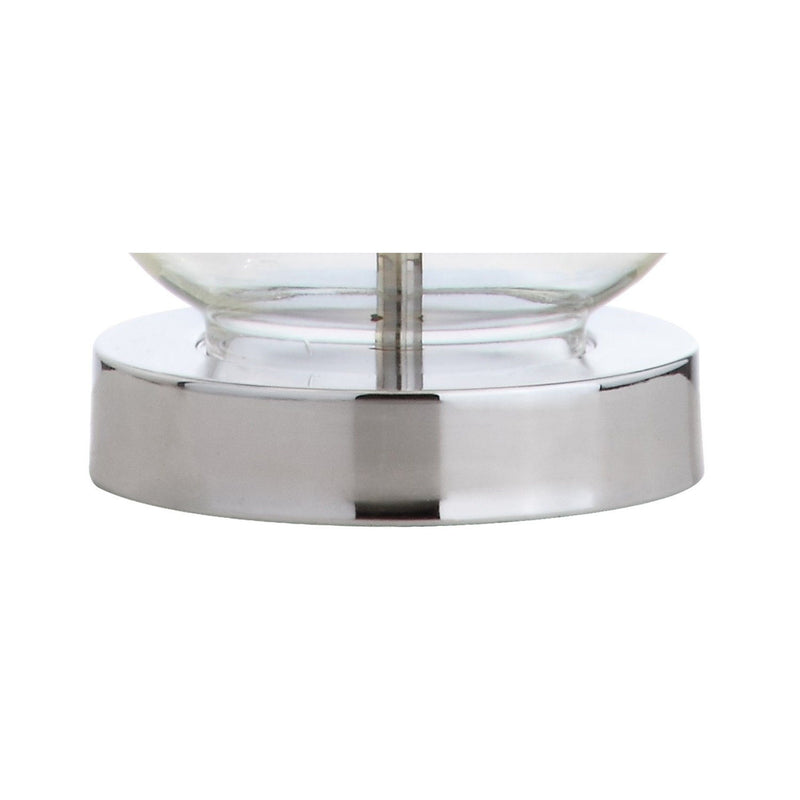 Novelty Desk Lamp With Drum Shade - Clear