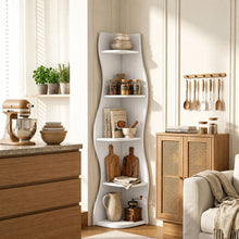 Load image into Gallery viewer, 5 Tier S - Shaped Corner Shelf For Living Room
