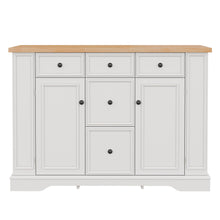 Load image into Gallery viewer, Sideboard Buffet Cabinet With 5 Drawers, 2 Cabinets, Adjustable Shelves
