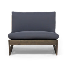 Load image into Gallery viewer, Acacia Wood Outdoor Club Chair With Cushions
