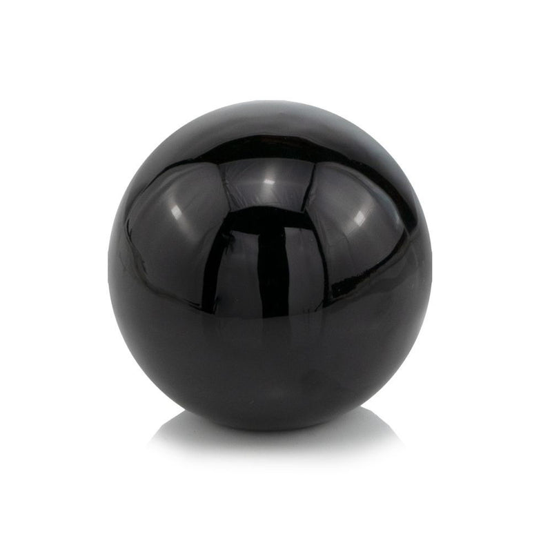 Decorative Orb Tabletop Sculpture - Black