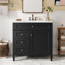 Load image into Gallery viewer, Bathroom Vanity With Top Sink, 2 Drawers And Tip Out Drawer
