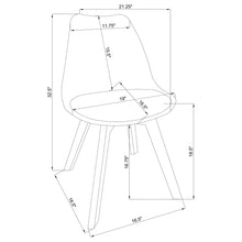 Load image into Gallery viewer, Elegant Padded Side Chair (Set Of 2)
