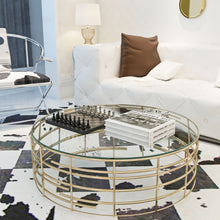 Load image into Gallery viewer, 36&quot; Round Tempered Glass Table Top Clear Glass 1 / 4’’&quot; Thick Round Polished Edge - Transparent
