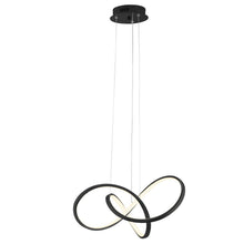 Load image into Gallery viewer, 20'' Metal LED Dimmable Chandelier - Black
