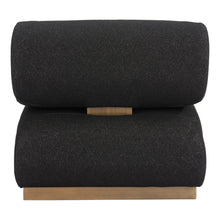 Load image into Gallery viewer, 34" Fabric And Upholstered Side Chair - Black / Bronze
