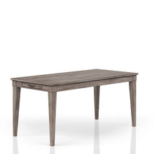 Load image into Gallery viewer, Rustic Dining Table 2 Storage Drawers And Leaf - Gray
