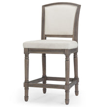 Load image into Gallery viewer, Stool With Upholstered Seat And Back
