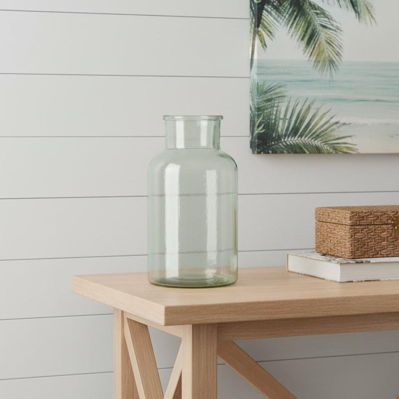 Cylindrical Table Vase - Green