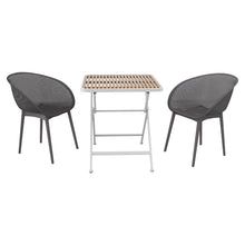 Load image into Gallery viewer, 2 Pack Lounge Chair Set &amp; Folding Square Table

