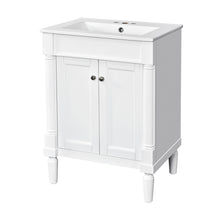 Load image into Gallery viewer, Bathroom Vanity With Top Sink, 2 Tier Storage Cabinet
