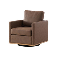 Load image into Gallery viewer, Modern Upholstered Square Swivel Accent Chair With 360 Degree Rotation
