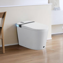 Load image into Gallery viewer, Smart Toilet With Bidet Seat Built In, Auto Open / Close Seat, Foot Sensor, LED Display - White
