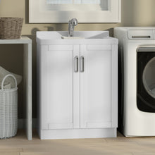 Load image into Gallery viewer, Kyle - Laundry Cabinet &amp; Faucet And Stainless Steel Sink
