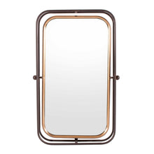 Load image into Gallery viewer, 28" Metal Tilting Accent Mirror - Gold / Black
