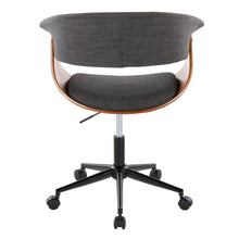 Load image into Gallery viewer, Vintage Mod - Mid-Century Modern Office Chair - Charcoal
