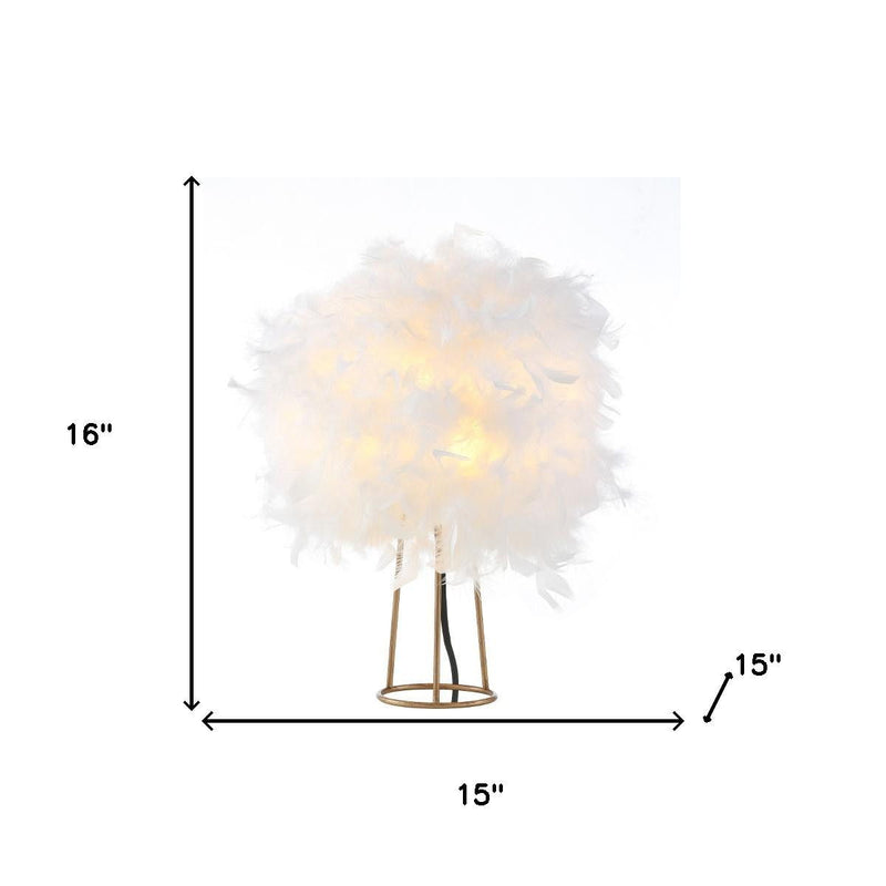 Novelty Table Lamp LED - White