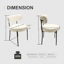 Load image into Gallery viewer, Extendable Dining Table Set With Curved Backrest Upholstered Chairs
