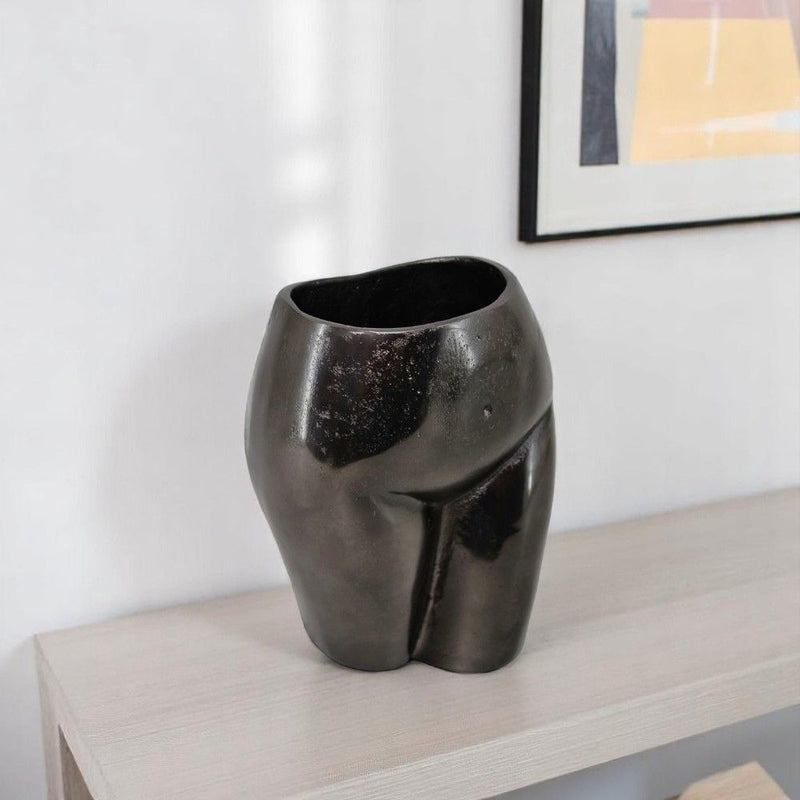 Female Form Table Vase - Antiqued Bronze