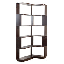 Load image into Gallery viewer, Ox Blood - Red 90Cm L-Shaped Freestanding Corner Bookshelf With Anti Tip Safety, Storage Cabinet For Living Room - Ox Blood Red
