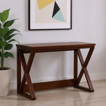 Load image into Gallery viewer, Solid Wood A Frame Console Table - Brown
