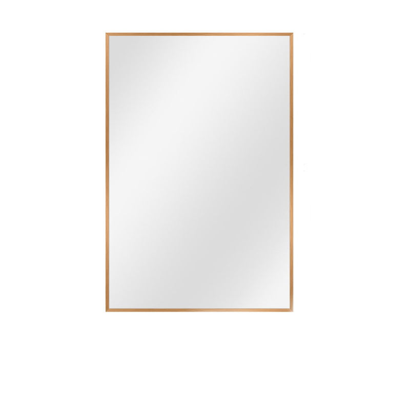 Aluminum Framed Accent Mirror - Gold