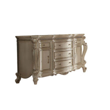 Load image into Gallery viewer, Solid Wood Five Drawer Triple Dresser - Pearl
