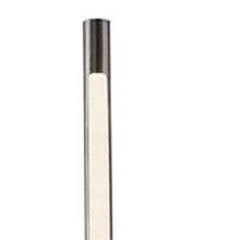 Load image into Gallery viewer, Minimalist Ambient Glow Led Floor Lamp With Dimmer In Brushed Steel And White Marble - Silver
