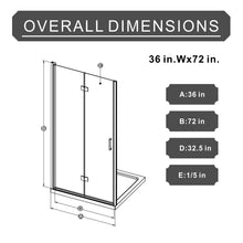 Load image into Gallery viewer, Goodyo - Frameless Glass Shower Door Bifold
