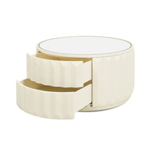 Load image into Gallery viewer, Facino - Round Storage Coffee Table - White Birch
