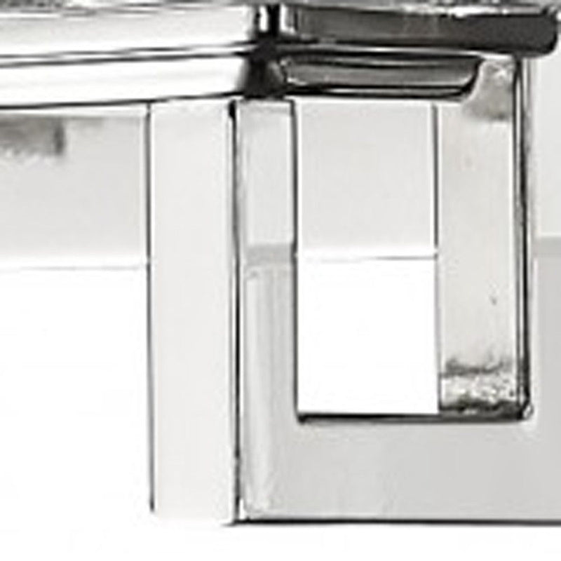 Coralie 5-Light Polished Sconce With Pressed Crystal Shades - Nickel