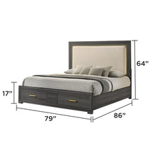 Load image into Gallery viewer, Colorado - Bed With Upholstered LED Headboard
