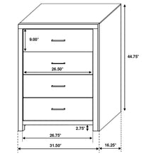 Load image into Gallery viewer, Geary - 4 Drawer Chest
