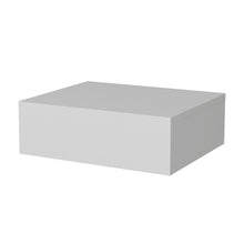 Load image into Gallery viewer, 5" One Drawer Faux Wood Floating Nightstand - White
