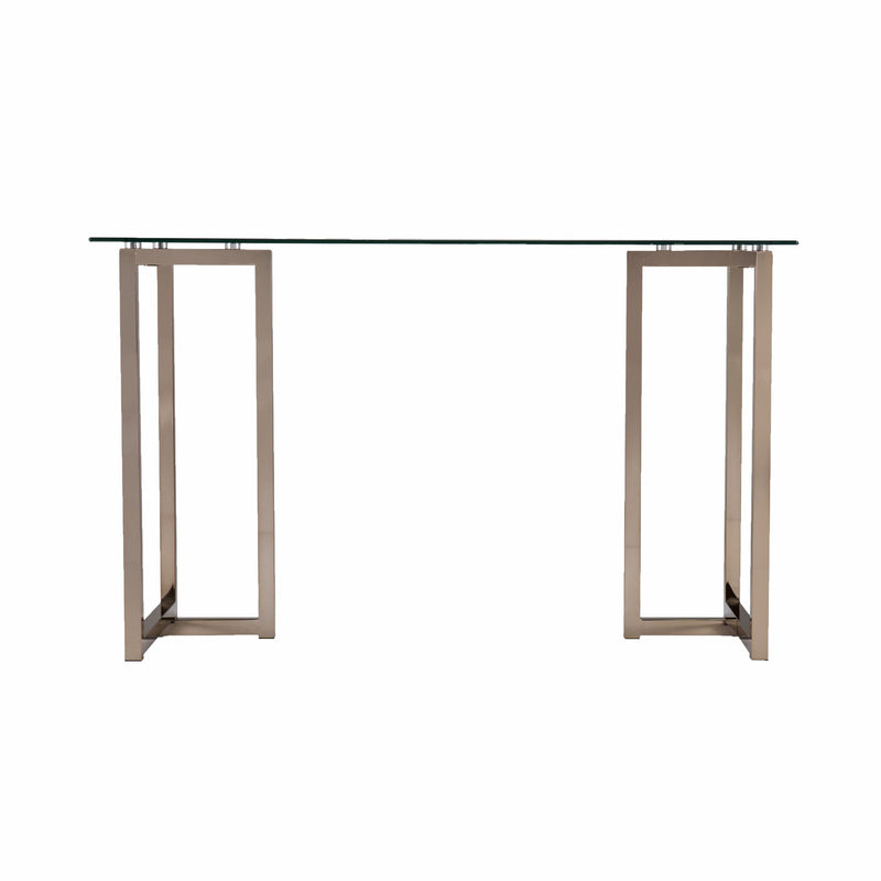 Writing Desk - Clear / Champagne