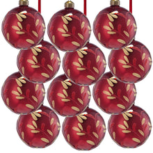 Load image into Gallery viewer, Christmas Ball Glass Decorative Hanging Ball Christmas Tree Ornaments, For Holiday Party Decorations
