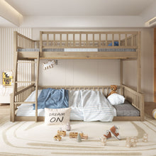 Load image into Gallery viewer, Bunk Bed With Ladder And Guardrails
