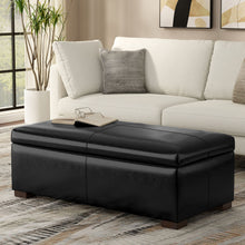 Load image into Gallery viewer, Gabbie - Coffee Table Upholstered Storage Ottoman
