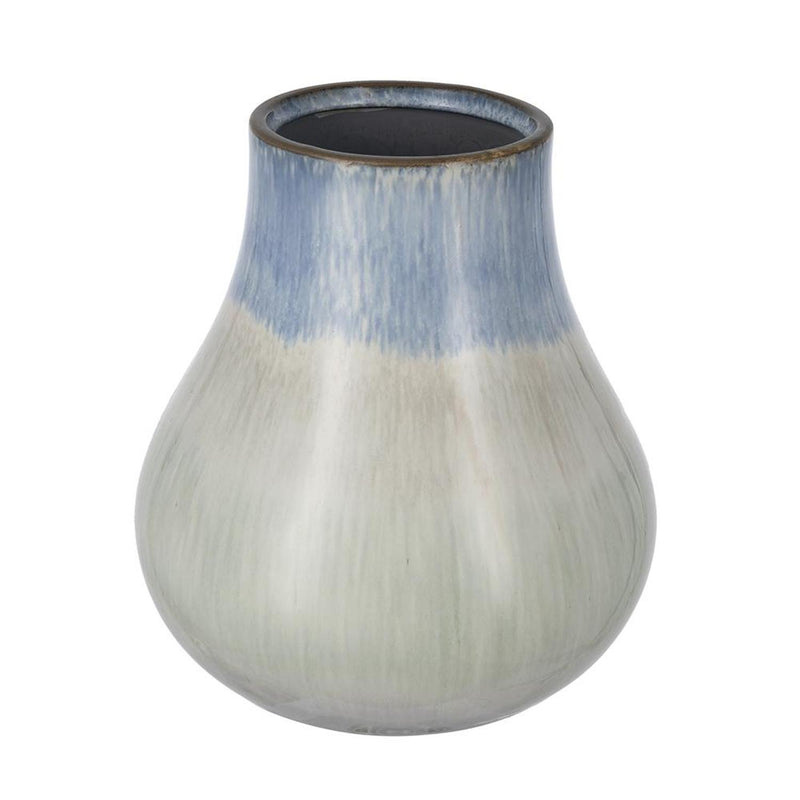Ombre Round Table Vase - Blue / Gray