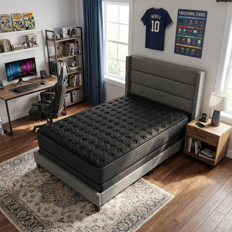 Copper Infused Gel Memory Foam Extra Firm Hybrid Mattress - Twin