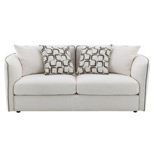 Load image into Gallery viewer, Yolanda - Loveseat With 4 Pillows - Beige Chenille
