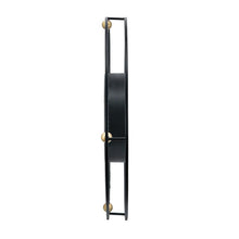 Load image into Gallery viewer, Circle Analog Exposed Gear Wall Clock (485988) - Black / Gold
