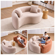 Load image into Gallery viewer, Tai Chi - Curved Dual Depth Loveseat

