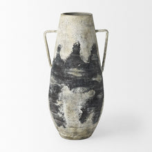Load image into Gallery viewer, Ombre Amphora Floor Vase (729965) - Black / White
