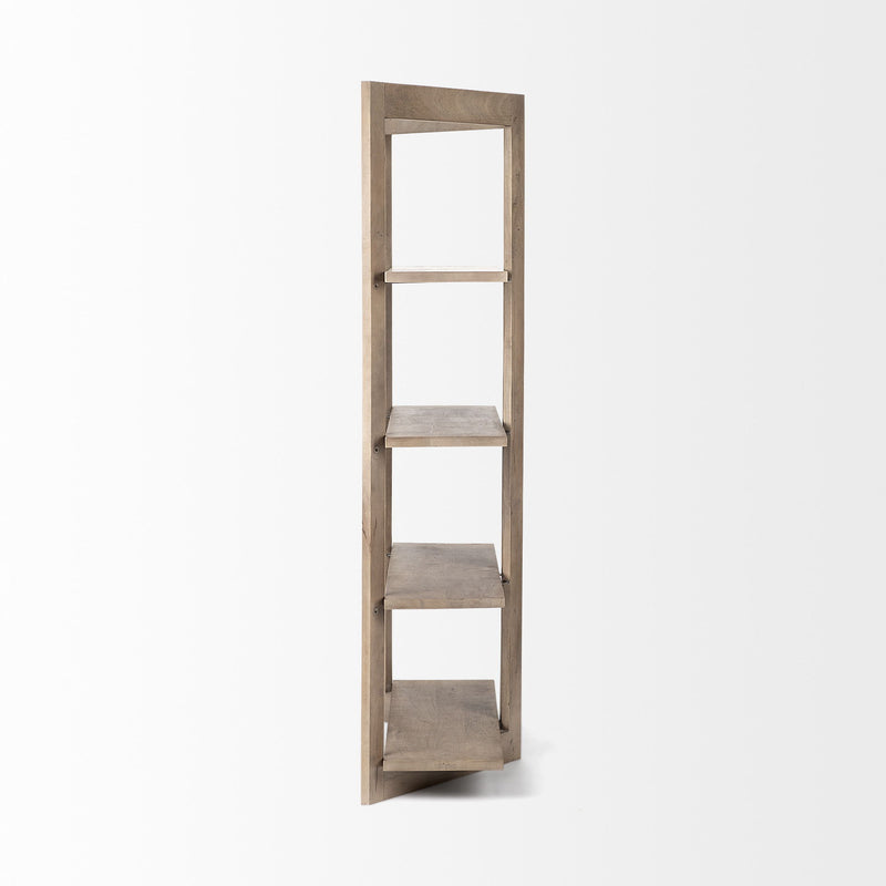 Four Tier Bookcase - Brown