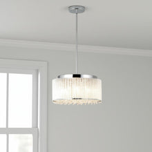 Load image into Gallery viewer, Seven Light Crystal Chandelier With Shades - Clear
