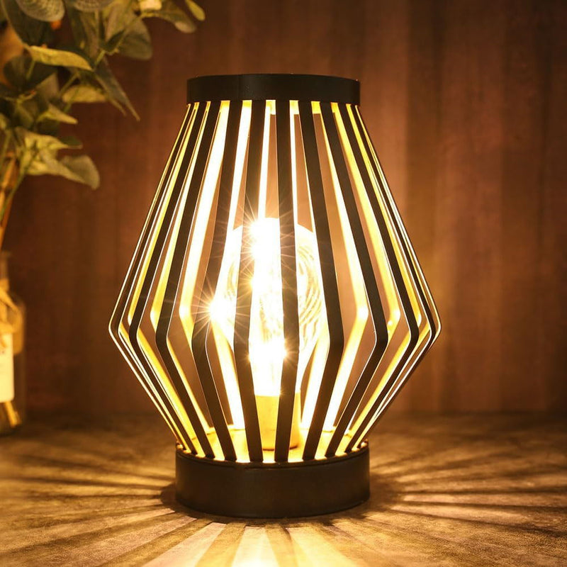 Pierced Novelty Desk Lamp With Novelty Shade (734229) - Black